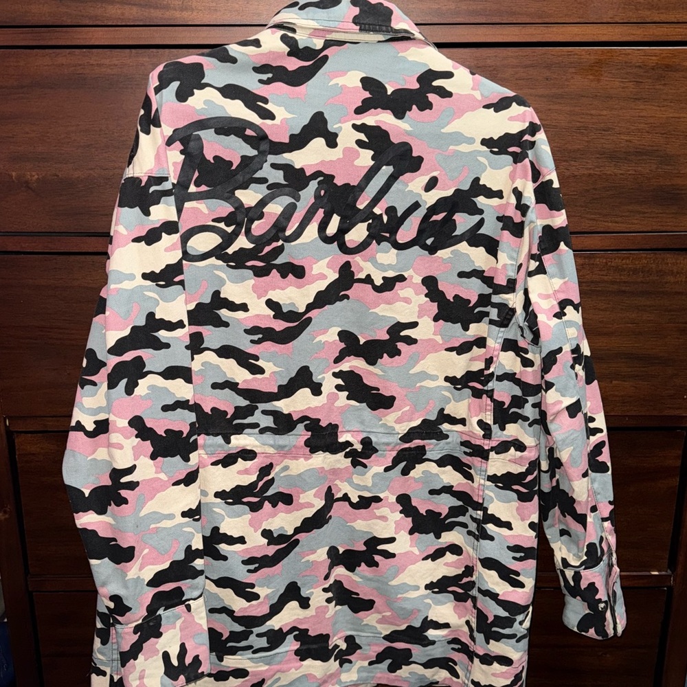MISSGUIDED | Barbie Oversized Camo Jacket